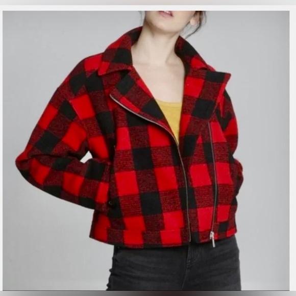 Vigors Buffalo Plaid Red/Black Jacket - Picture 1 of 7